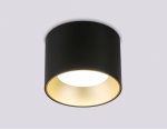 Накладной точечный светильник GX53 Ambrella TN52887 SBK/SGD черный песок/золото песок GX53 max 12W D97*70