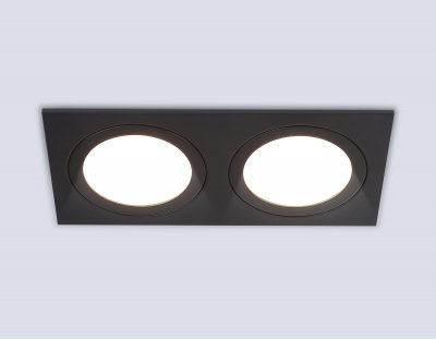 TN6615/2 BK черный IP44 GX53/2 max 15W 215*110*24