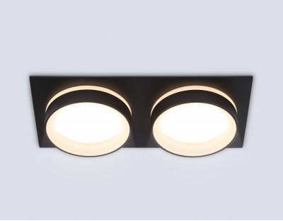 TN6712/2 BK черный IP44 GX53/2 max 15W 210*105*45