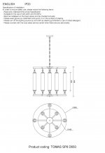 Люстра Crystallux TOMAS SP8 D650 CHROME TOMAS