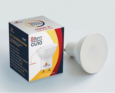 TP GU10/8W/4000K matt светодиодная лампа