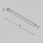 Трековый светильник Technical TR000-1-24W3K-W_1