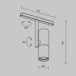 Трековый светильник Maytoni TR005-2-12W4K-BW Elti