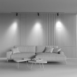 Трековый светильник Maytoni TR005-4-12W-DS-B Elti