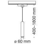 Трековый светильник Maytoni TR008-1-GU10-W Track