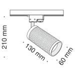 Трековый светильник Maytoni TR011-1-GU10-G Focus Design