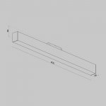 Трековый светильник Maytoni TR012-2-20W4K-B Track lamps