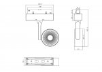 Трековый светильник Maytoni TR024-2-10B3K Oko