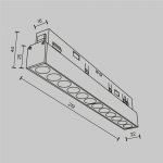 Трековый светильник Maytoni TR031-2-12W2.7K-B Points