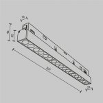 Трековый светильник Maytoni TR031-2-18W2.7K-B Points