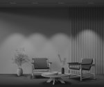 Трековый светильник Maytoni TR031-4-12WTW-DD-B Points