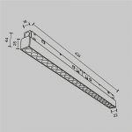 Трековый светильник Technical TR031-4-24WTW-M-DSZ-B