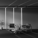 Трековый светильник Maytoni TR090-4-6W-DS-B Outline