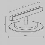Трековый светильник Maytoni TR107-2-5W4K-B Relax