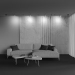 Трековый подвесной светильник Maytoni TR124B-12W3K-W Cup