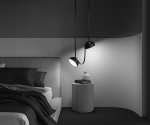 Трековый подвесной светильник Maytoni TR126B-20W3K-B Bowl