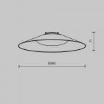 Трековый подвесной светильник Maytoni TR127B-12W3K-B Campana
