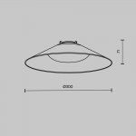 Трековый подвесной светильник Maytoni TR127B-12W4K-B Campana