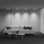 Трековый подвесной светильник Maytoni TR128B-12W4K-M-W Points