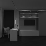 Трековый светильник Technical TR155-1-5W3K-PT