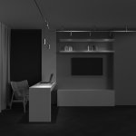 Трековый светильник Technical TR157-1-12W4K-PT