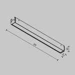 Трековый светильник Maytoni TR161-1-16W3K-B Basis