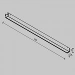 Трековый светильник Maytoni TR161-1-25W3K-B Basis