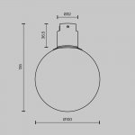 Трековый светильник Maytoni TR171-1-5W3K-WB Luna