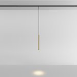 Трековый подвесной светильник Maytoni TR191-1-3W4K-M-BBS Skim