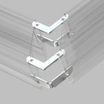 Соединитель для шинопровода Denkirs TR2027-AL SMART ONE
