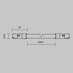 Трековый светильник Maytoni TR209-1-48W3K-B Tau
