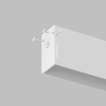 Торцевые заглушки для шинопровода  белые (комплект 2 шт) Denkirs TR2107-WH