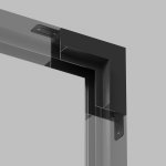 Соединитель для шинопровода Denkirs TR2118-BK SMART HIDE