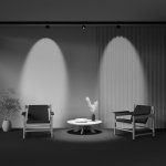 Трековый светильник Maytoni TR217-2-15W4K-B Lens