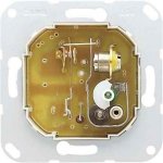 JUNG механизм Термостат комнатный перекидной контакт(нагрев 10(4)А,охлаждение 5(2)А),230В (TR236U)