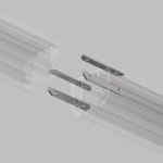 Комплект соединителей прямых Denkirs TR3043-AL
