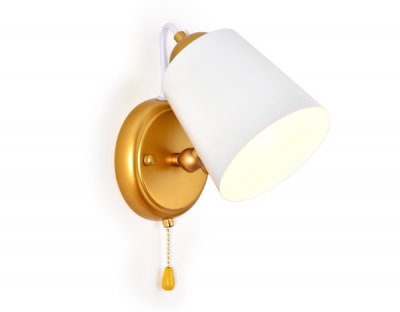 Настенный светильник бра Ambrella TR3103 WH/GD белый/золото E14 max 40W 260*130*200 TRADITIONAL