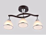 Люстра подвесная Ambrella TR3112/3 DCF/CH темный кофе/хром E27 max 40W 550*150*320 TRADITIONAL