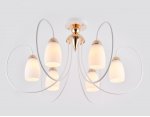 Люстра потолочная Ambrella TR3120/6 WH/GD белый/золото E27 max 40W D850*480 TRADITIONAL