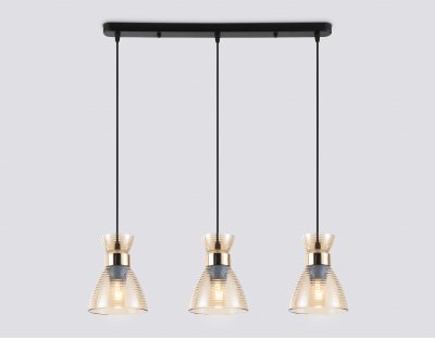 TR3404/3 BK/FGD/TI черный/золото/янтарь E27/3 max 60W 550*135*1000 TR3404/3 BK/FGD/TI черный/золото/янтарь E27/3 max 60W 550*135*1000