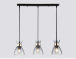 TR3407/3 BK/FGD/SM черный/золото/дымчатый E27/3 max 60W 550*135*1000