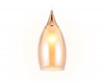 Люстра подвесная Ambrella TR3543 GD/TI золото/янтарь E14 max 40W D130*1000 TRADITIONAL