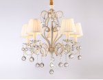 Подвесная люстра с абажурами и хрусталем Ambrella TR4560 TR