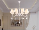 Подвесная люстра с абажуром и хрусталем Ambrella TR4605 TR