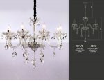 Подвесная классическая люстра с хрусталем Ambrella TR4906 TR