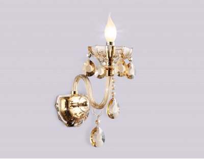 Настенный классический светильник с хрусталем Ambrella TR4912 TR Настенный классический светильник с хрусталем Ambrella TR4912 TR