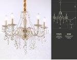 Классическая подвесная люстра с хрусталем Ambrella TR4944 TR