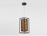 Люстра подвесная Ambrella TR5043 CF/TI кофе/янтарь E14/1 max 40W 180*180*760 TRADITIONAL