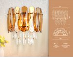 Настенный светильник с хрусталем Ambrella TR5078 TR