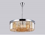 Люстра подвесная Ambrella TR5097/8 CH/TI хром/янтарь E14/8 max 40W D600*760 TRADITIONAL
